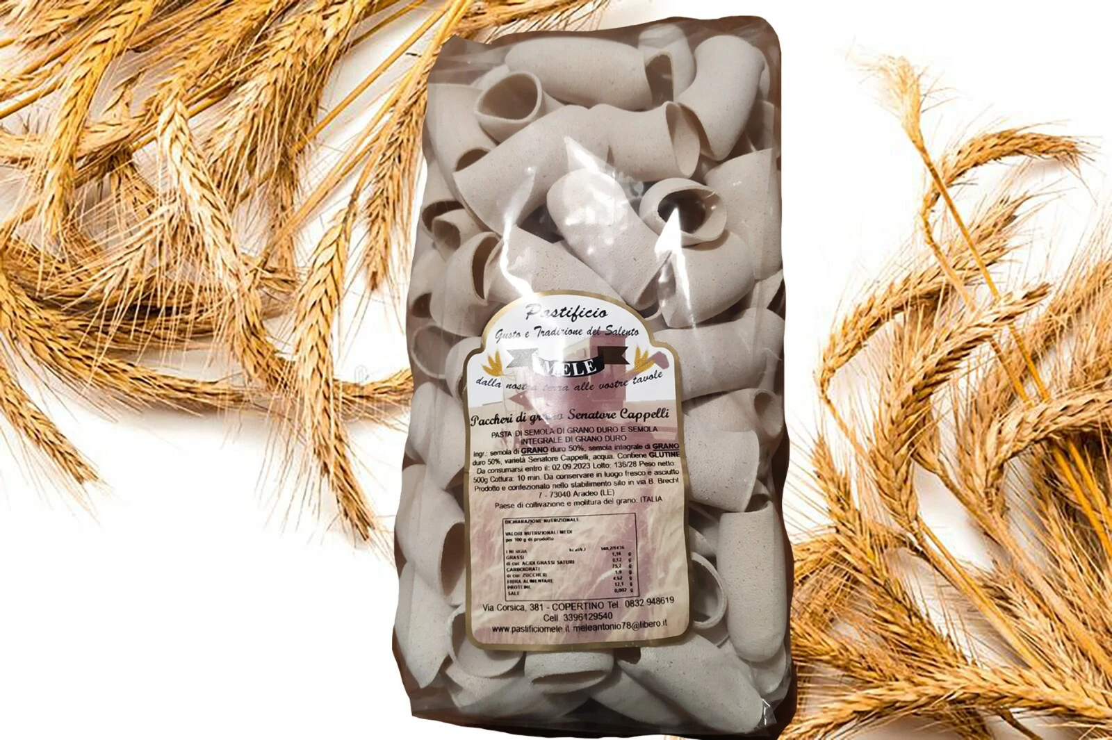Paccheri Di Grano Senatore Cappelli da 500g